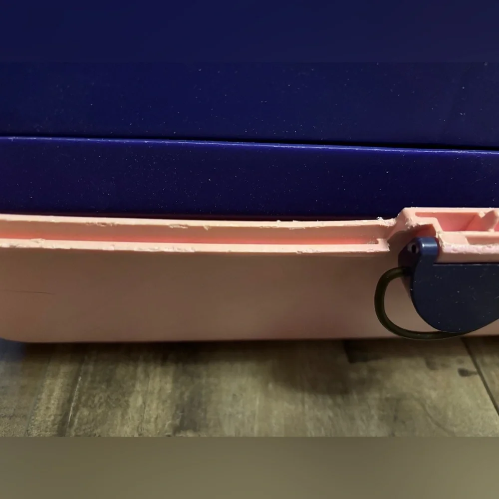 Vintage Caboodles 3 Tier Makeup Travel Case w/Vanity Mirror Pink & Purple READ - Picture 8 of 12